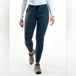 NWT Title Nine Alpine Air Polartec Jogger Pants in Kelp, Women's L